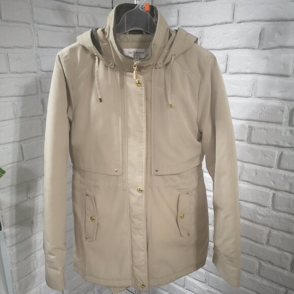 Liz Claiborne Ladies Size Small Straight Fit Beige Winter Coat - Picture 1 of 16